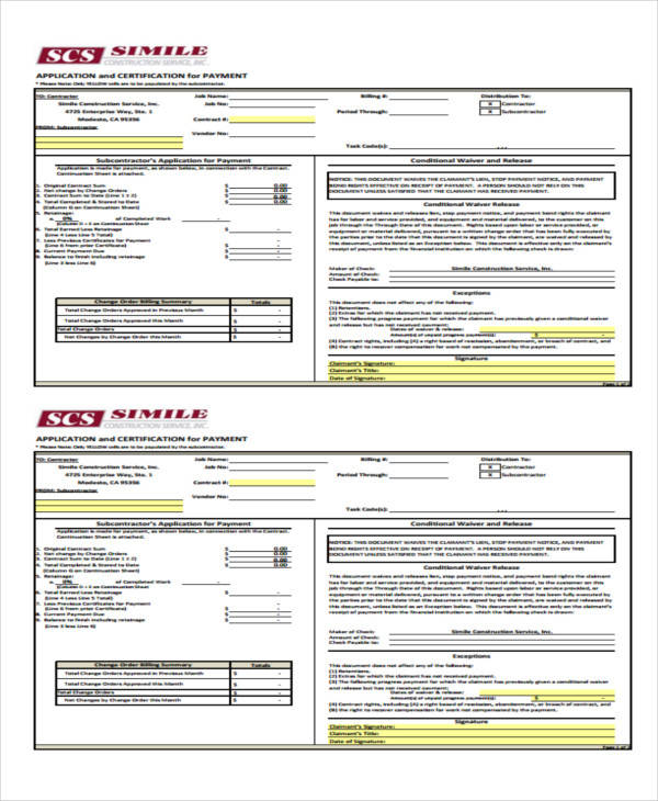 Detail Progress Claim Construction Template Nomer 30