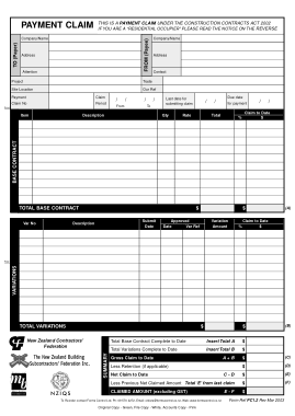 Detail Progress Claim Construction Template Nomer 6