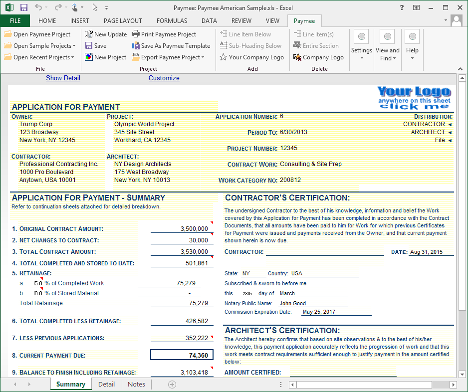 Detail Progress Claim Construction Template Nomer 48