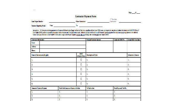 Detail Progress Claim Construction Template Nomer 55