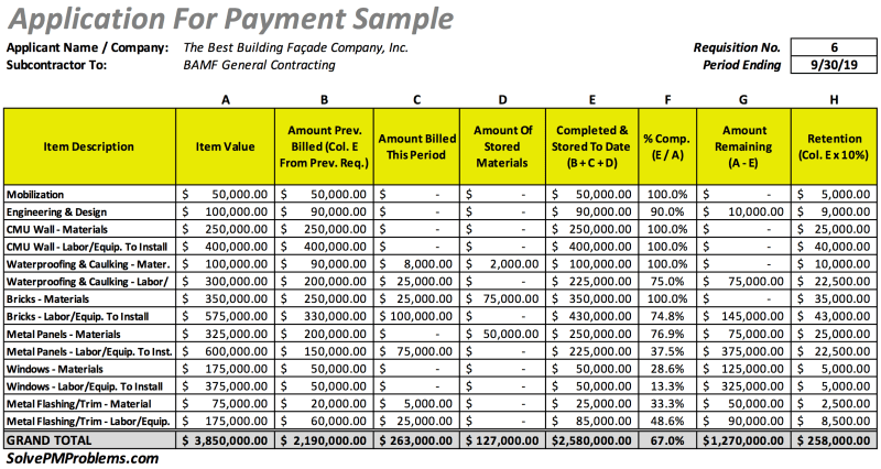 Detail Progress Claim Construction Template Nomer 56