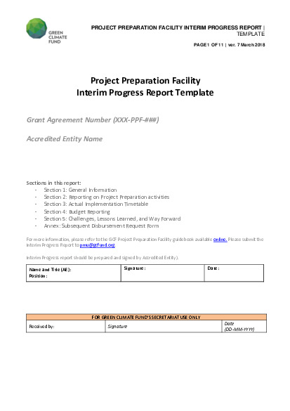 Detail Progress Report Template Nomer 14