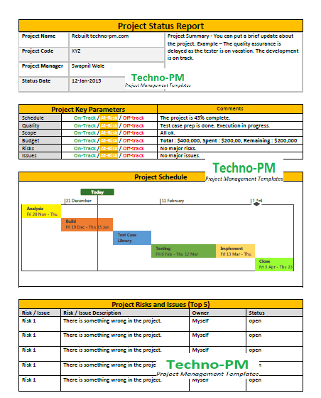 Detail Progress Report Template Nomer 44