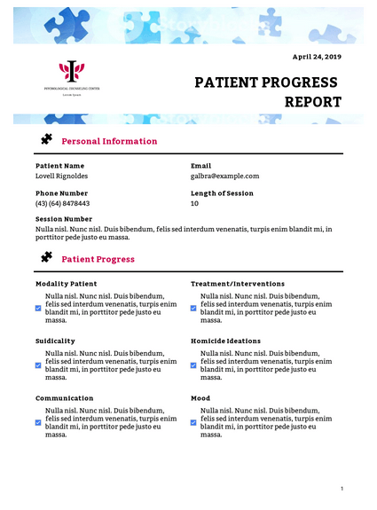 Detail Progress Report Template Nomer 51