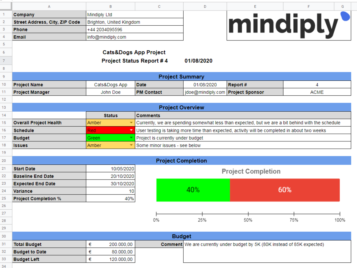 Detail Progress Report Template Excel Nomer 20