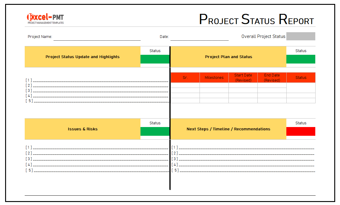 Detail Progress Report Template Excel Nomer 35