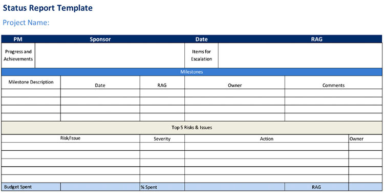 Detail Progress Report Template Excel Nomer 36