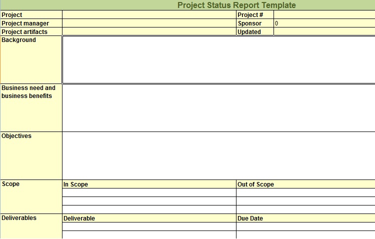 Detail Progress Report Template Excel Nomer 42