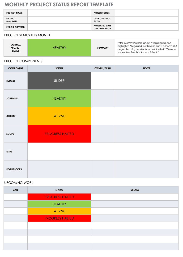 Detail Progress Report Template Excel Nomer 45