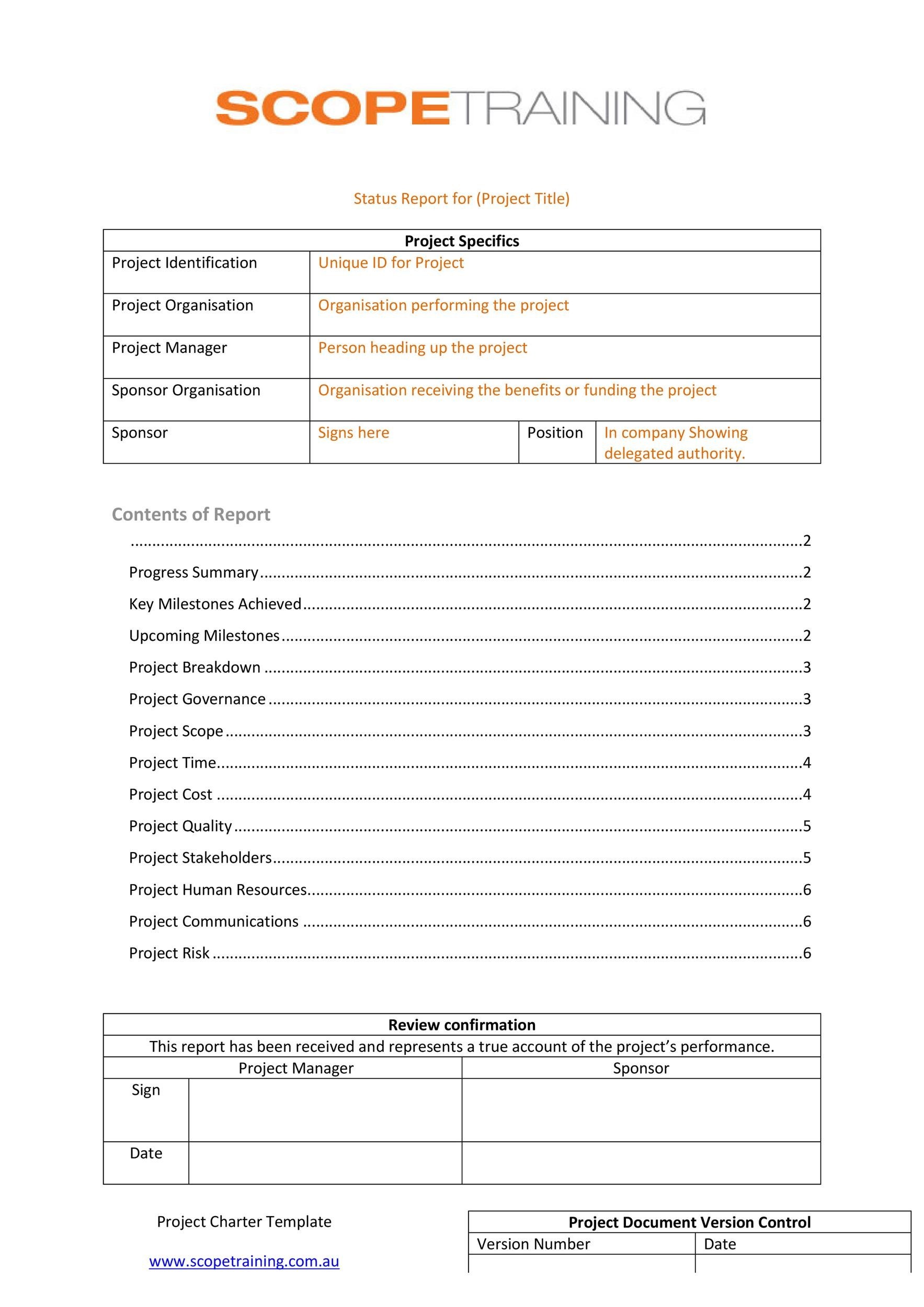 Detail Progress Report Template Excel Nomer 49