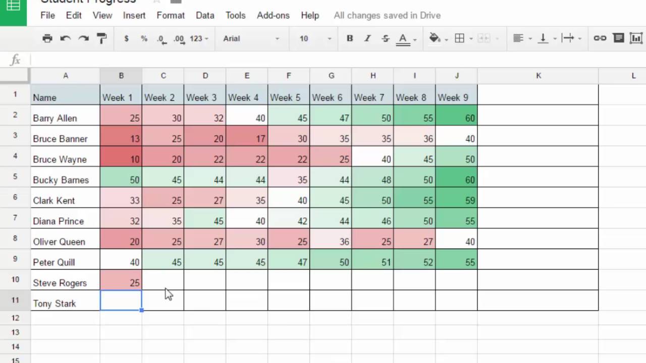 Detail Progress Tracker Excel Template Nomer 11
