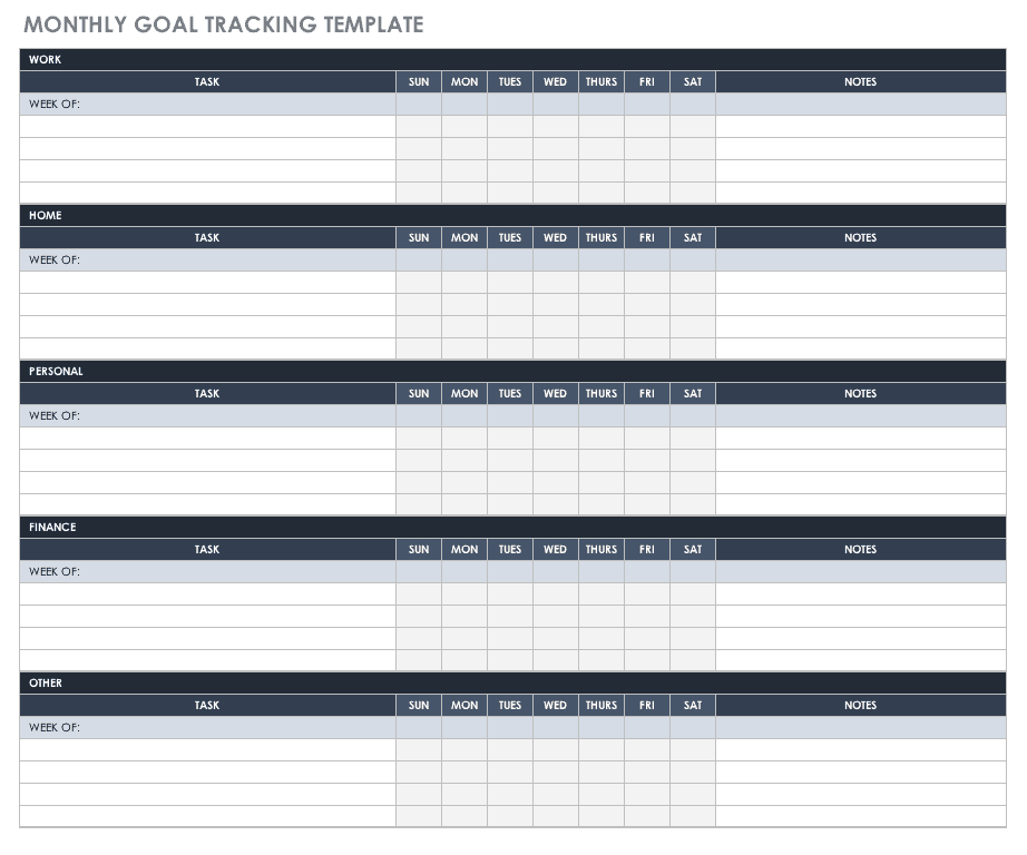 Detail Progress Tracker Excel Template Nomer 14