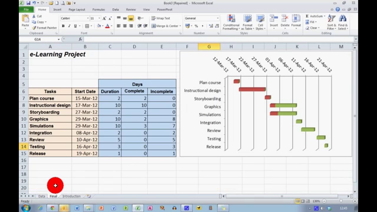 Detail Progress Tracker Excel Template Nomer 25