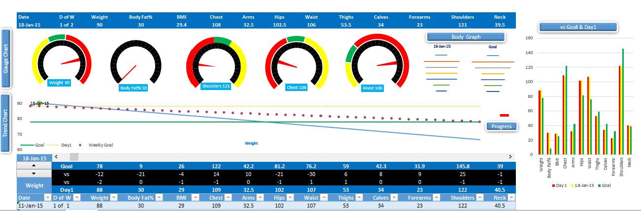 Detail Progress Tracker Excel Template Nomer 46