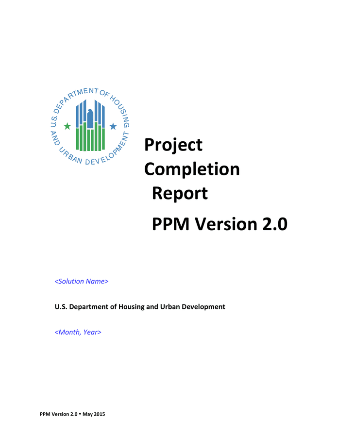 Detail Project Completion Report Template Nomer 39