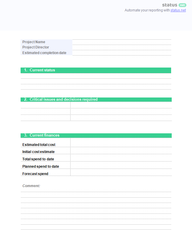 Detail Project Completion Report Template Nomer 48
