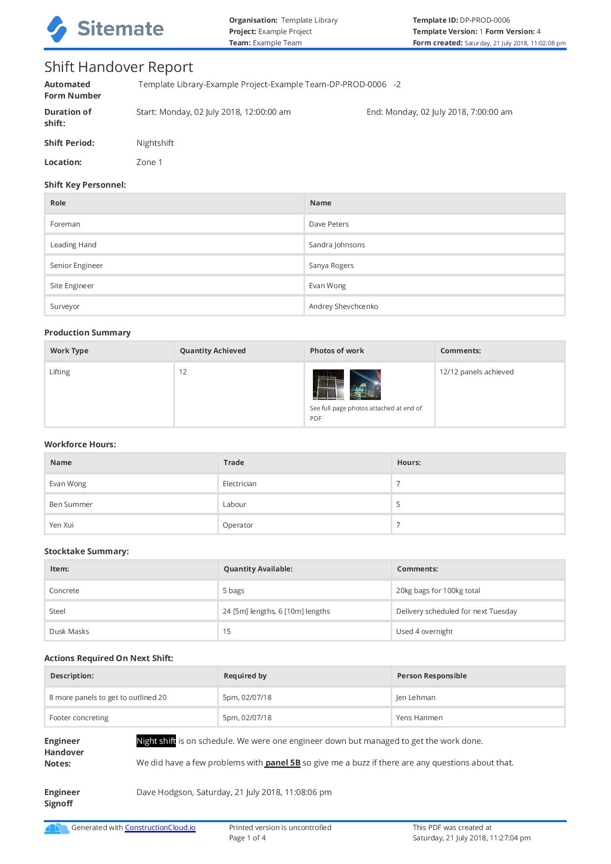 Detail Project Handover To Another Project Manager Template Nomer 9