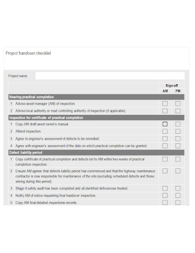 Detail Project Handover To Another Project Manager Template Nomer 5