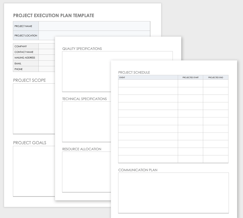 Detail Project Implementation Plan Template Nomer 50