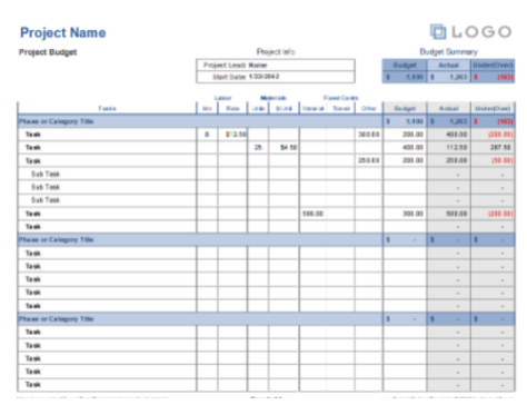 Detail Project Management Calendar Excel Template Nomer 38