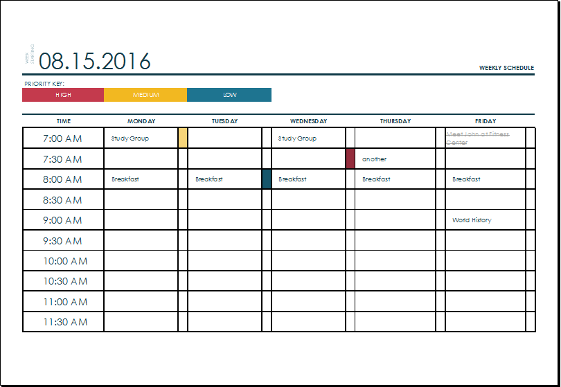 Detail Project Management Calendar Excel Template Nomer 52