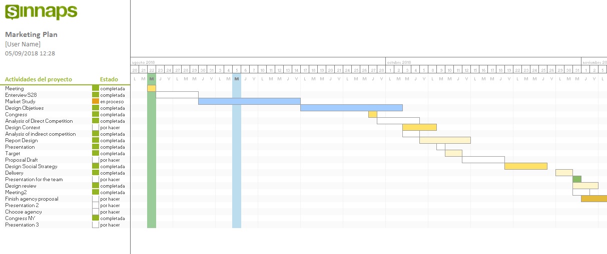Detail Project Management Calendar Excel Template Nomer 55
