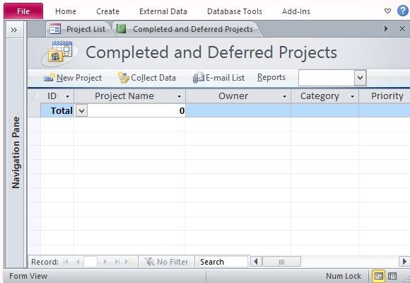 Project Management Database Template - 57+ Koleksi Gambar