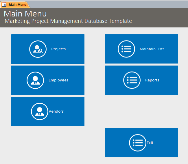 Project Management Database Template - 57+ Koleksi Gambar