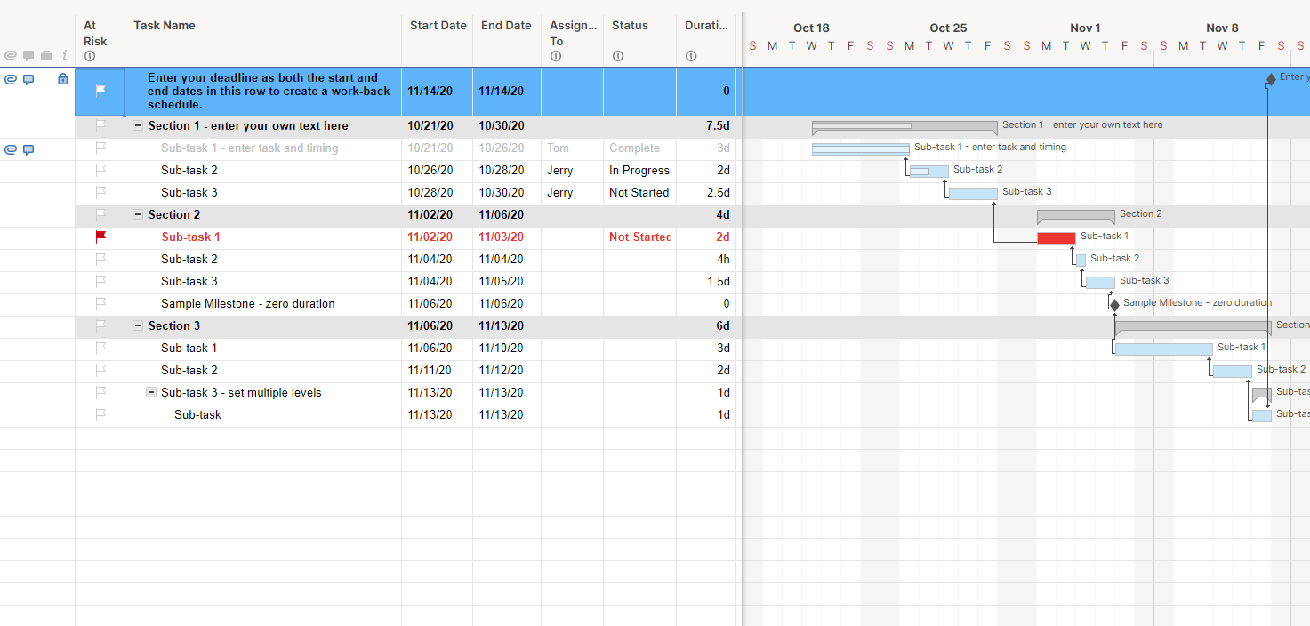 Detail Project Management Form Template Nomer 16