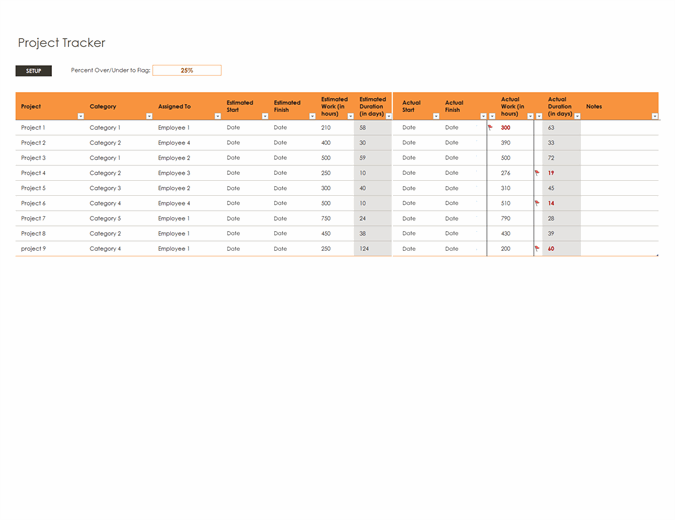 Detail Project Management Form Template Nomer 25