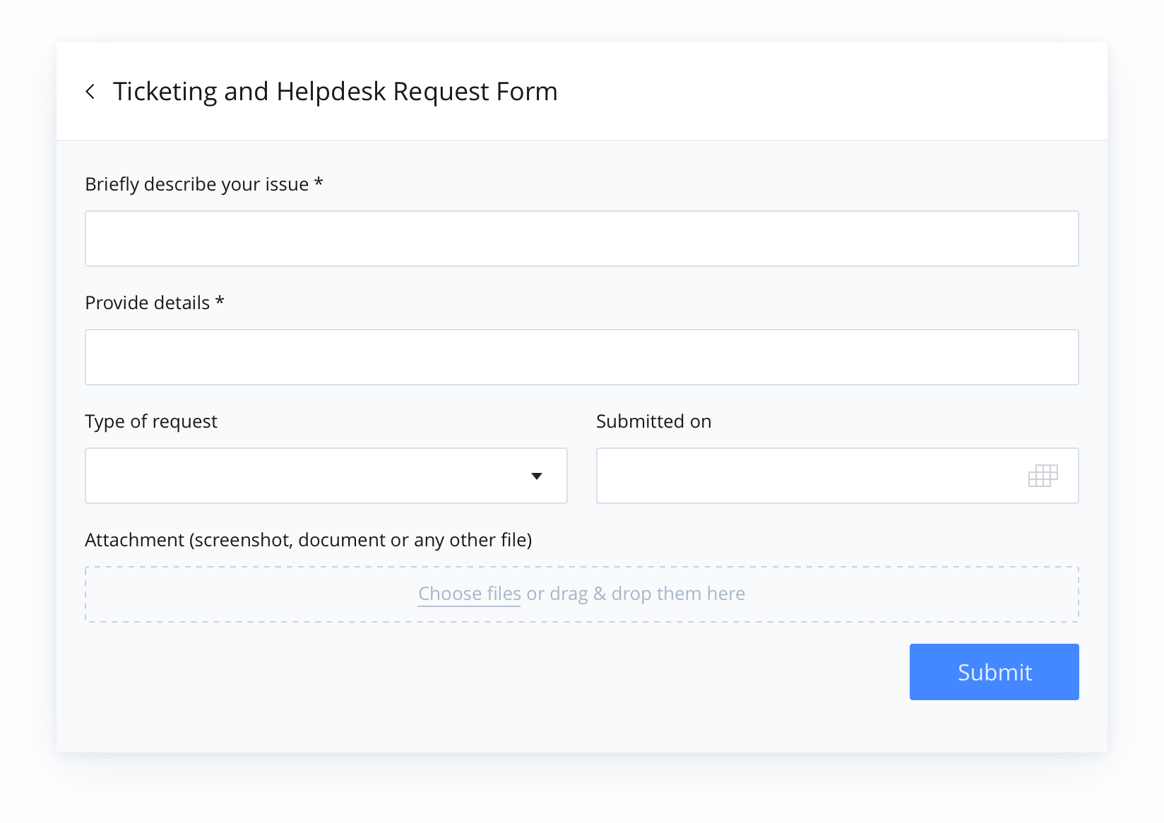 Detail Project Management Form Template Nomer 28