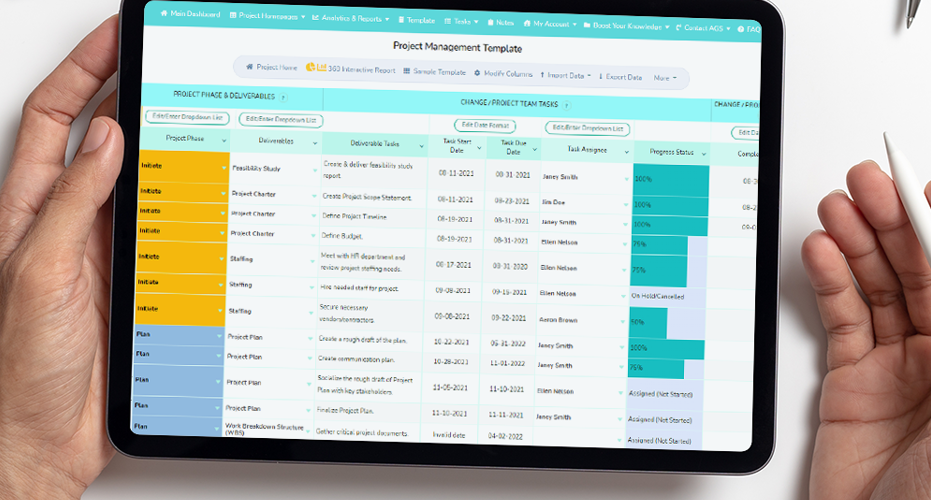 Detail Project Management Template Nomer 39