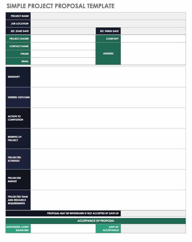 Detail Project Proposal Template Nomer 3