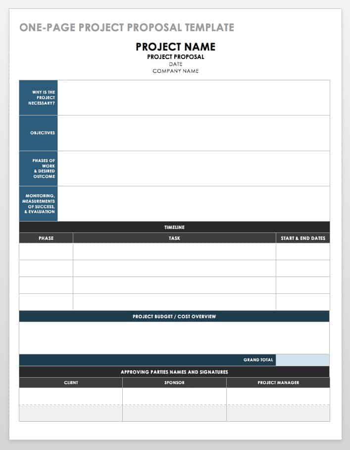 Detail Project Proposal Template Nomer 4