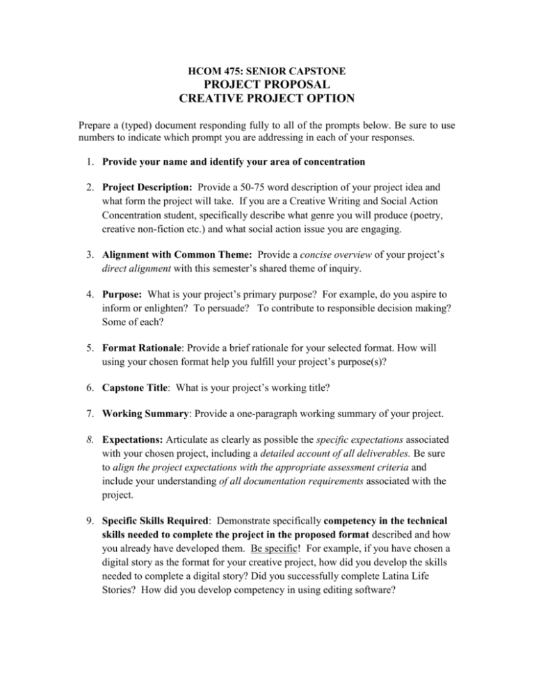 Detail Project Proposal Template Nomer 47
