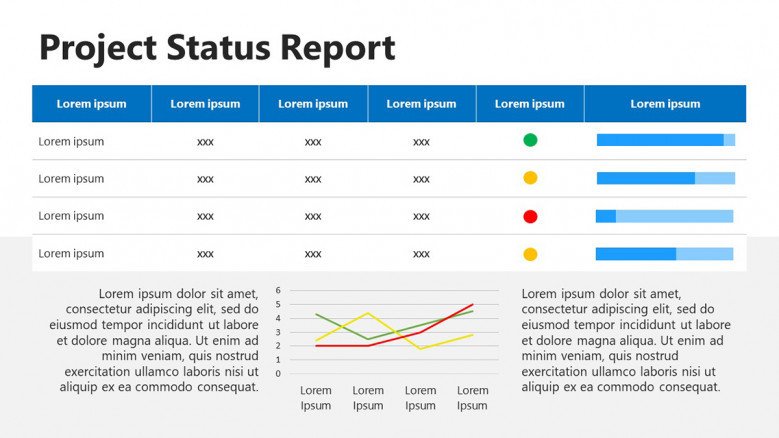 Detail Project Report Template Ppt Free Nomer 17