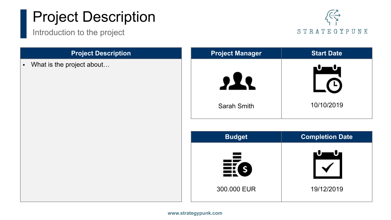 Detail Project Report Template Ppt Free Nomer 25