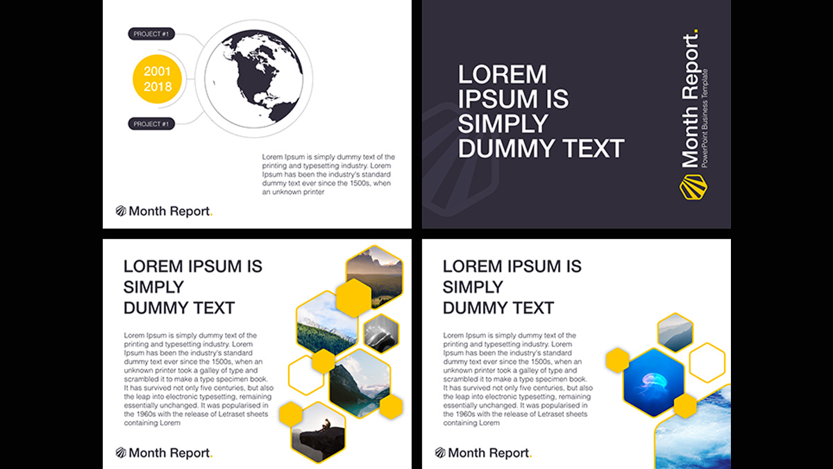 Detail Project Report Template Ppt Free Nomer 33