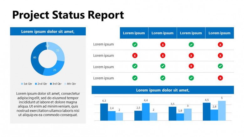Detail Project Report Template Ppt Free Nomer 5