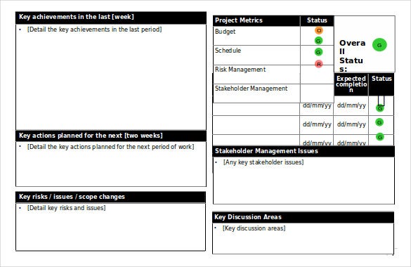 Detail Project Report Template Ppt Free Nomer 47