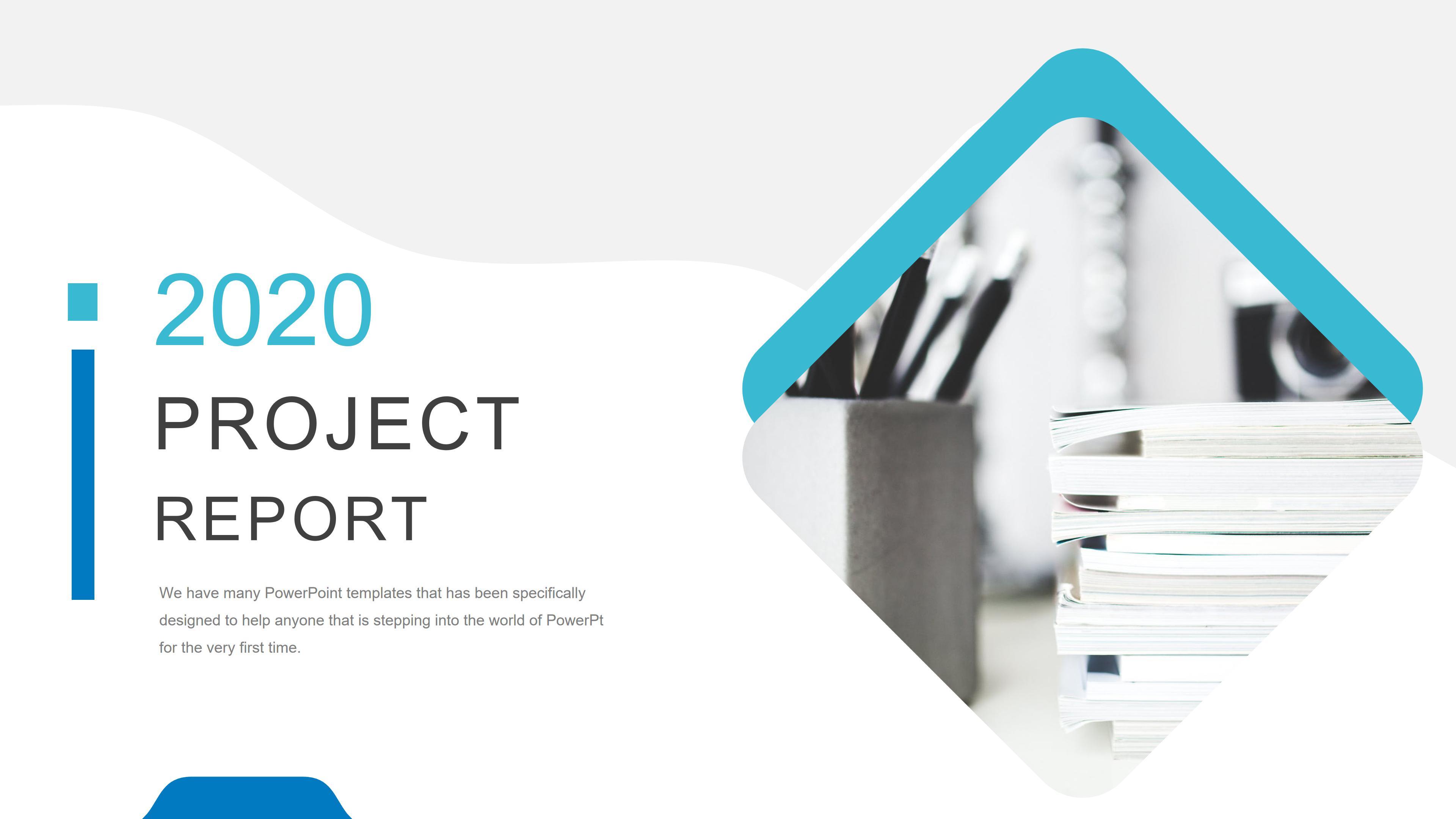 Detail Project Report Template Ppt Free Nomer 8