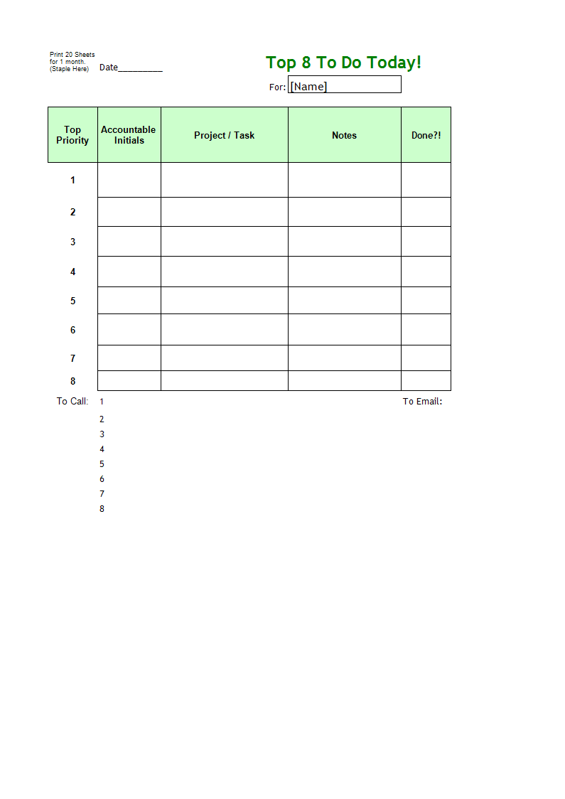 Detail Project Task List Template Excel Nomer 51