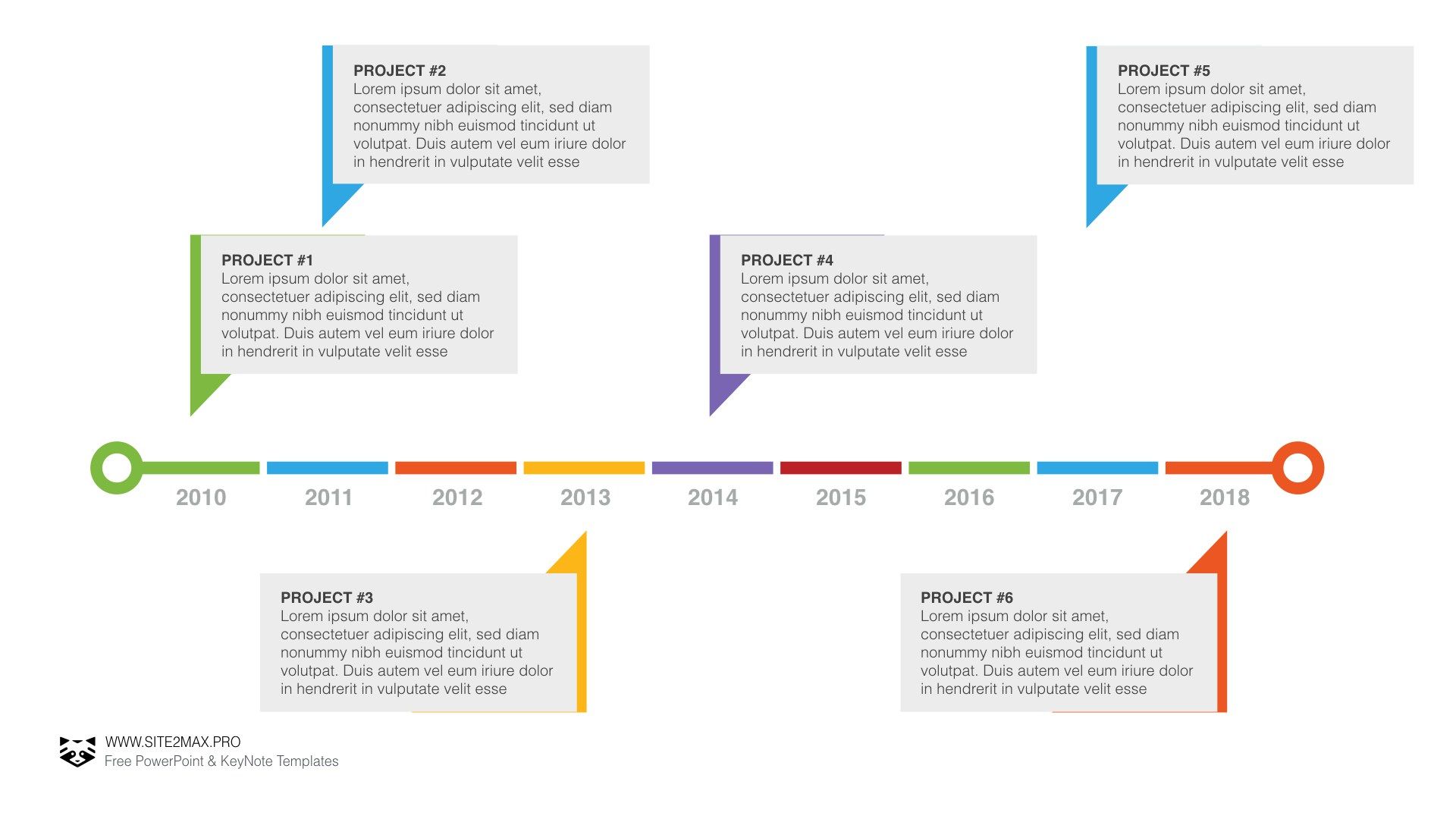 Detail Project Timeline Template Ppt Free Download Nomer 38