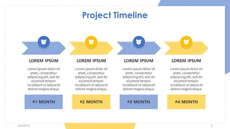 Detail Project Timeline Template Ppt Free Download Nomer 40