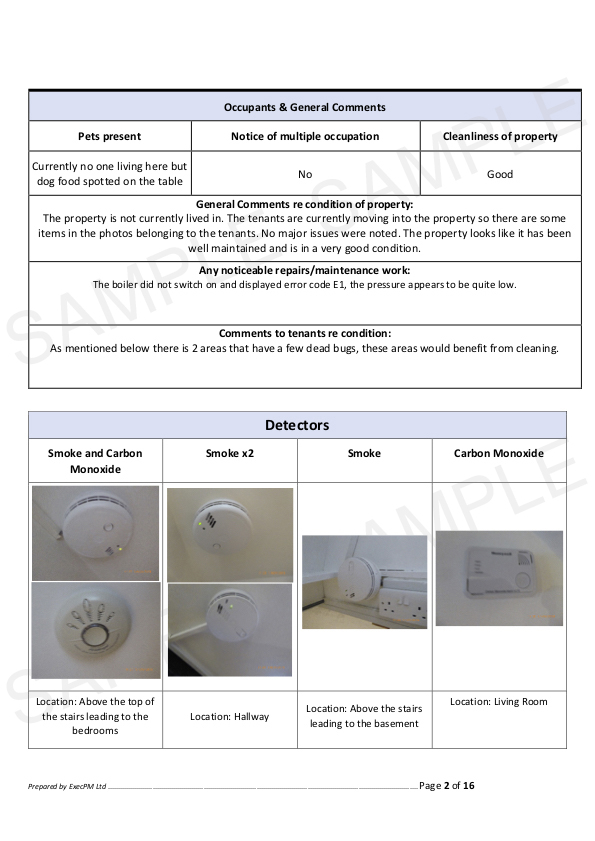 Detail Property Inspection Report Template Nomer 33