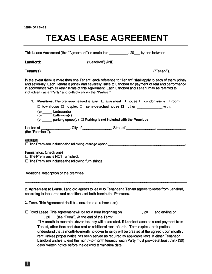 Detail Property Rental Agreement Template Nomer 10