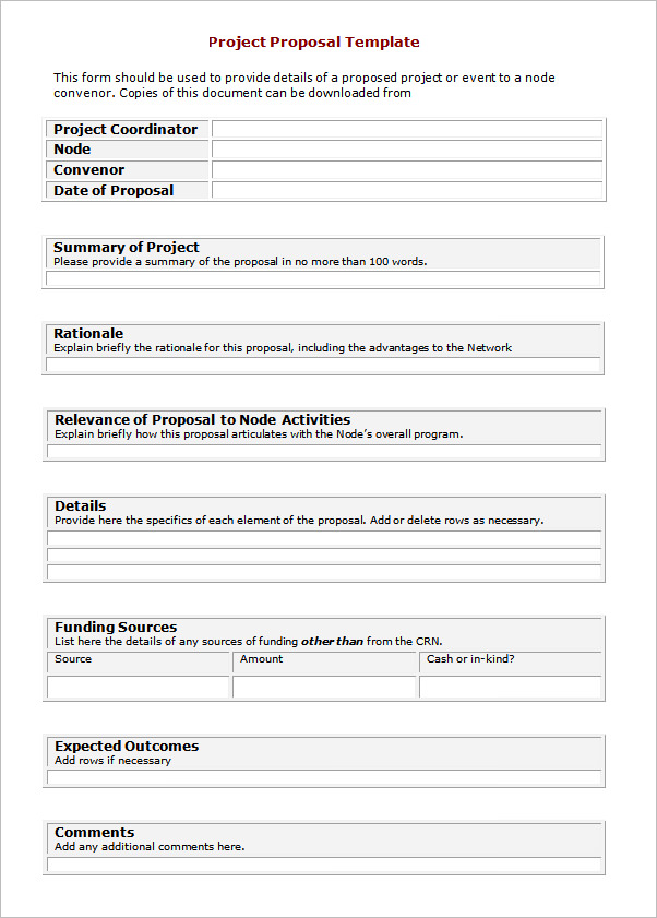 Detail Proposal Template Word Nomer 35