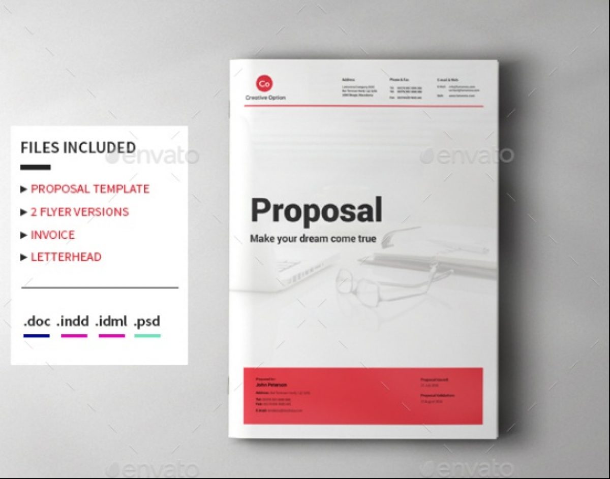 Detail Proposal Template Word Nomer 50