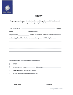 Detail Proxy Letter Template Nomer 14