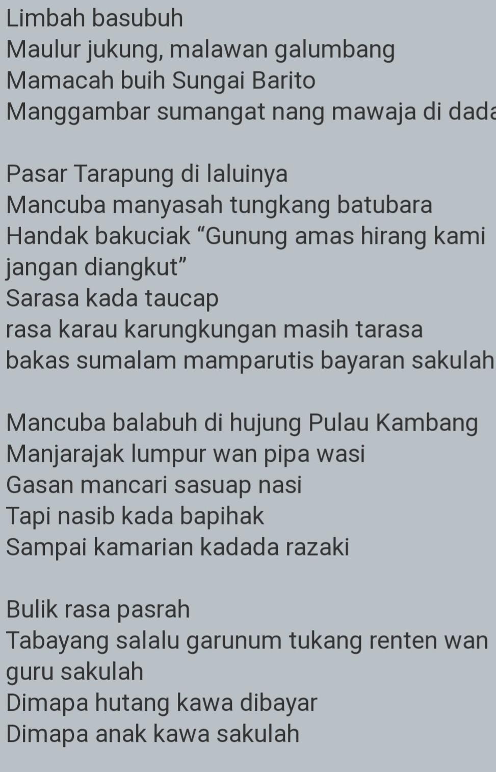 Puisi Bahasa Banjar - KibrisPDR